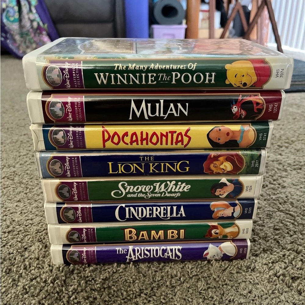 Disney’s Masterpiece Collection | (8) Disney VHS